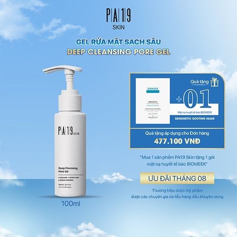 Gel Rửa Mặt Sạch Sâu PA19 Skin Deep Cleansing Pore Gel 100ML