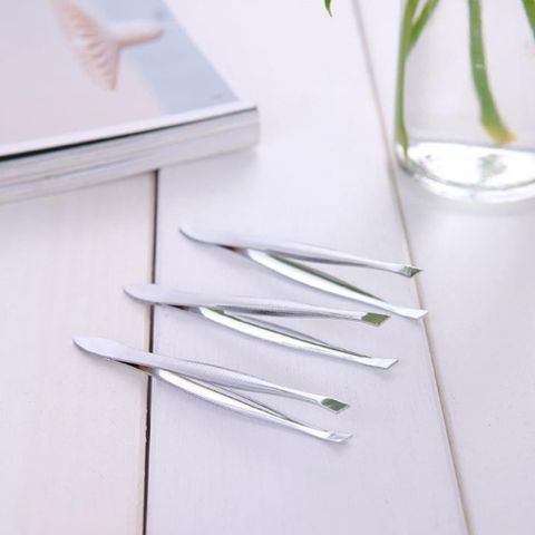 Nhíp nhổ lông mày tóc bạc lông nách bằng thép không gỉ chất lượng cao