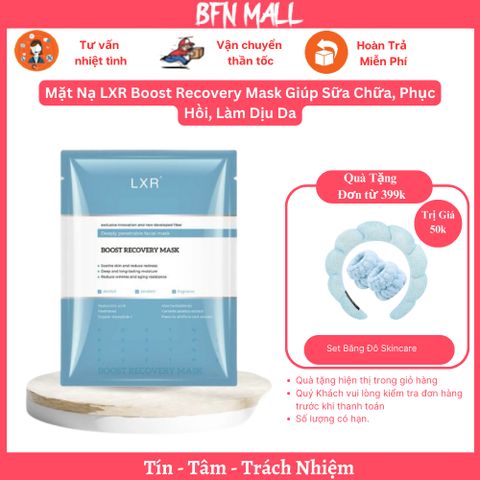 Mặt Nạ LXR Boost Recovery Mask Giúp Sữa Chữa, Phục Hồi, Làm Dịu Da