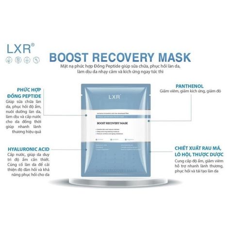 Mặt Nạ LXR Boost Recovery Mask Giúp Sữa Chữa, Phục Hồi, Làm Dịu Da