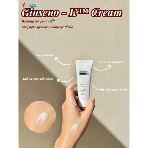 Kem Sâm Biomeek GISENO-K Cream 50ml Cấp Ẩm Chống Lão Hóa