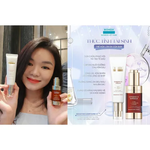 Kem Sâm Biomeek GISENO-K Cream 50ml Cấp Ẩm Chống Lão Hóa