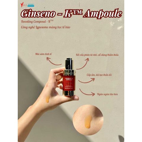 Serum Biomeek GISENO-K Ampoule giúp dưỡng da, cấp ẩm,  Chống Lão Hóa 50ml