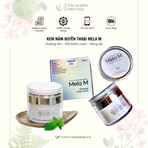 Kem Mờ Nám Tàn Nhang Mela M Hàn Quốc Hộp 50g