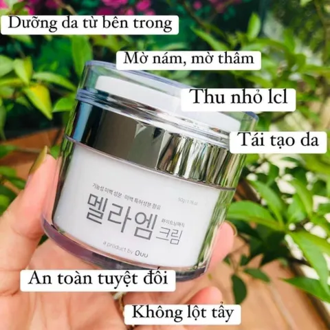 Kem Mờ Nám Tàn Nhang Mela M Hàn Quốc Hộp 50g