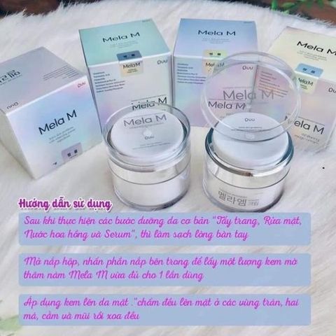 Kem Mờ Nám Tàn Nhang Mela M Hàn Quốc Hộp 50g