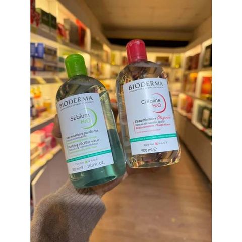Nước tẩy trang Bioderma H20 dành cho da dầu Sebium, da nhạy cảm Sensibio 100ml , 500ml
