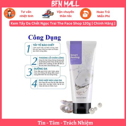 Kem Tẩy Da Chết Ngọc Trai The Face Shop 120g [ Chính Hãng ]