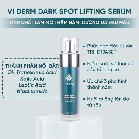 Serum Dark Spot Lifting Viderm 50ml Giảm Nám Sáng Da 