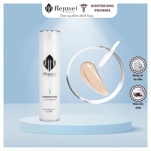 Tinh Chất Rejuve Interactive Cellular White 50ml Dưỡng Da Trắng Sáng Và Ngăn Ngừa Sắc Tố, Ưc Chế Nám