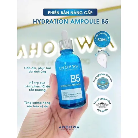 Tinh chất Ampoule B5 Ahohwa cấp ẩm phục hồi Da 30ml