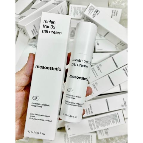 Kem Mesoestetic Melan Tran3x Gel Cream 50ml Hỗ Trợ Giảm Nám Và Điều Chỉnh Sắc Tố Da