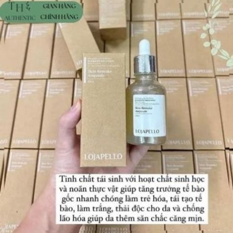 Serum Lojapello Skin Remake Ampoule 50ml Căng Bóng Tái Sinh Làn Da [Hàng Công Ty]