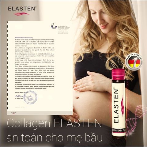 Collagen Elasten Hộp 28 ống x 25ml Chống Lão Hoá Giúp Da Căng Mịn Trắng Sáng