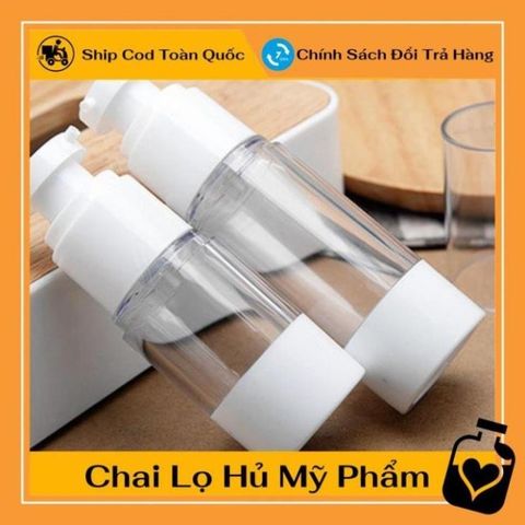 Chai chiết mỹ phẩm hút chân không 15ml/30ml/50ml