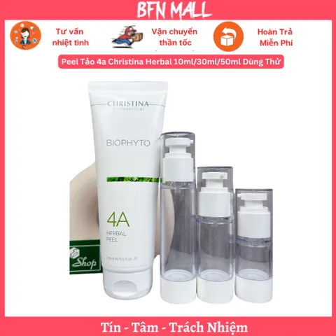 Peel Tảo 4a Christina Herbal 10ml/30ml/50ml Dùng Thử