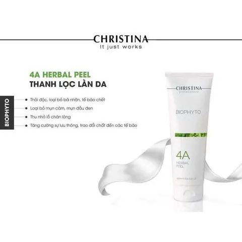 Peel Tảo 4a Christina Herbal 10ml/30ml/50ml Dùng Thử