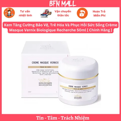 Kem Tăng Cường Bảo Vệ, Trẻ Hóa Và Phục Hồi Sức Sống Crème Masque Vernix Biologique Recherche 50ml [ Chính Hãng ]