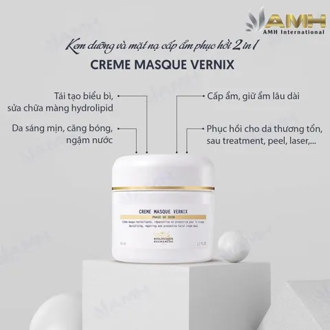 Kem Tăng Cường Bảo Vệ, Trẻ Hóa Và Phục Hồi Sức Sống Crème Masque Vernix Biologique Recherche 50ml [ Chính Hãng ]