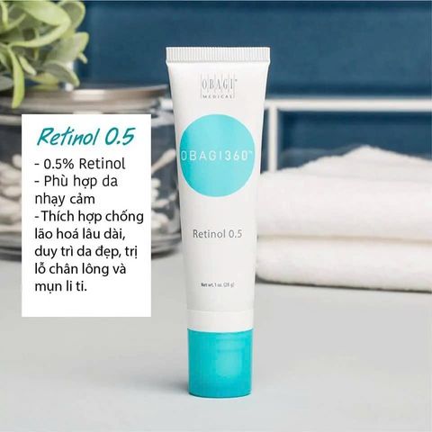 Kem Dưỡng Chống Lão Hoá Làn Da Obagi Retinol 0.5 Và Retinol 1.0