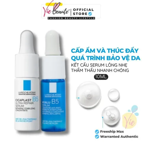 Tinh Chất Phục Hồi Cấp Ẩm B5 Hyalu La Roche Posay Cicaplast B5 10ml