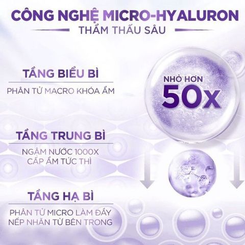 Nước Tẩy Trang Loreal Revitalift Hyaluronic Acid Micellar Water Căng Mịn Da 95ml