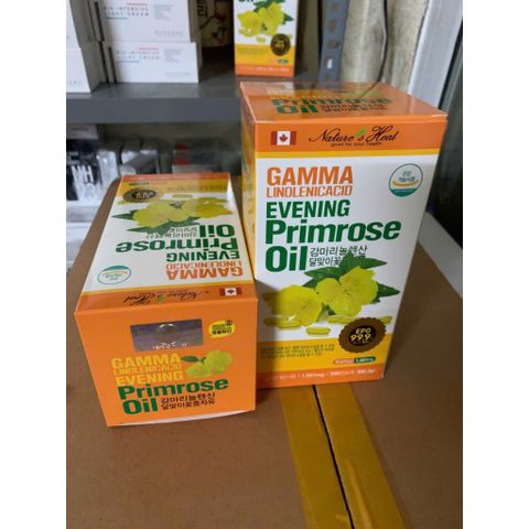 Tinh Dầu Hoa Anh Thảo Hàn Quốc Gamma Linolenic Acid Evening Primrose Oil Hàng Cao Cấp Mẫu Mới 300 viên