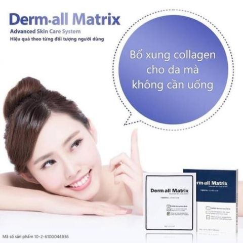 Mặt Nạ Derm all Matrix Mẫu Mới Nhất ( Hộp 4 Miếng )