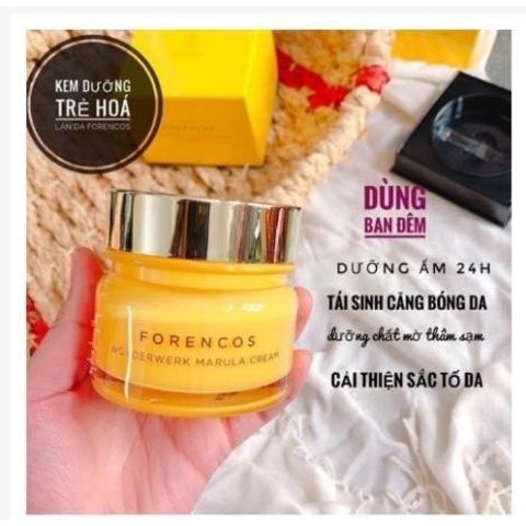 Kem Dưỡng Da Forencos Vàng Wonderwerk Marula Tone Up Cream