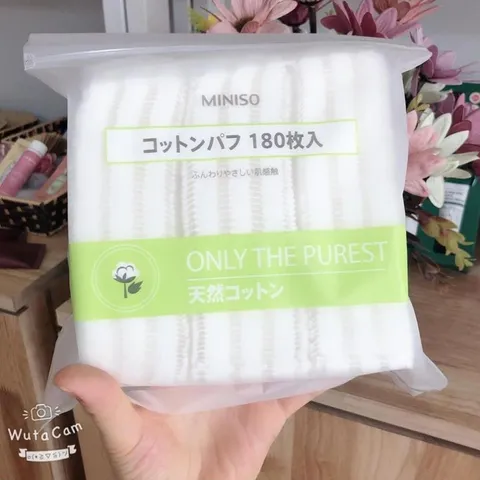 Bông Tẩy Trang Miniso Nhật Bản 180 Miếng 357916