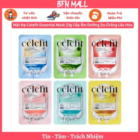 Mặt Nạ Celefit Essential Mask 23g Cấp Ẩm Dưỡng Da Chống Lão Hóa