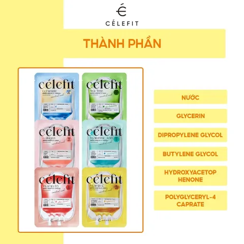 Mặt Nạ Celefit Essential Mask 23g Cấp Ẩm Dưỡng Da Chống Lão Hóa