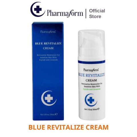 Kem dưỡng ẩm phục hồi chống lão hóa và ánh sáng xanh cho da PHARMAFORM Blue Revitalize 30ml