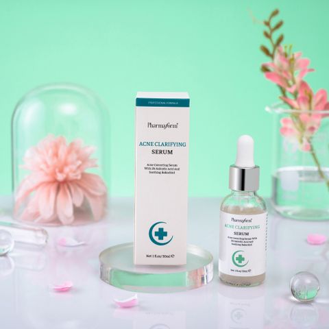 Serum PHARMAFORM Acne Clarifying 30ml Giảm Mụn Kiềm Dầu Se Khít Lỗ Chân Lông