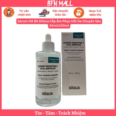 Serum HA B5 Silisca Cấp Ẩm Phục Hồi Da Chuyên Sâu 50ml/100ml