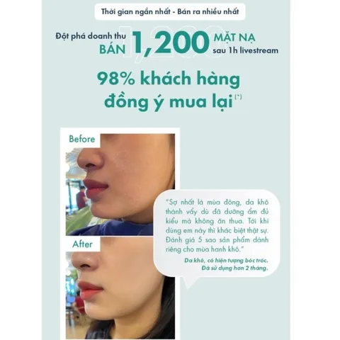Combo 10 Mặt Nạ Dưỡng Ẩm B5 OMUSE Aquaporin Mask [ Nhập Khẩu Chính Hãng ]