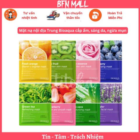 Mặt nạ nội địa Trung Bioaqua cấp ẩm, sáng da, ngừa mụn