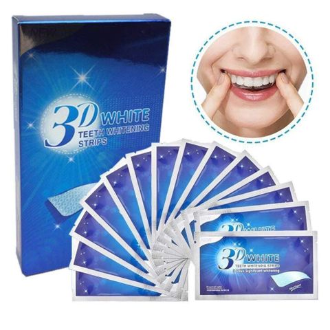 Miếng Dán Trắng Răng 3D White Whitening Strips