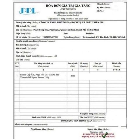 Serum cấp ẩm phục hồi da SMAS Pro Vitamin B5 Hydra Serum 120g