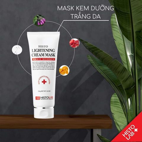 Mặt Nạ Ủ Trắng Dạng Kem HISTOLAB Lightening Cream Mask Giúp Dưỡng Trắng Da, Giảm Thâm Nám 250g