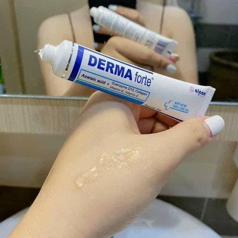 Kem Dưỡng Derma Forte Gel 15g - Giảm Mụn Trứng Cá, Ngừa Thâm, Mờ Sẹo, Dưỡng Da