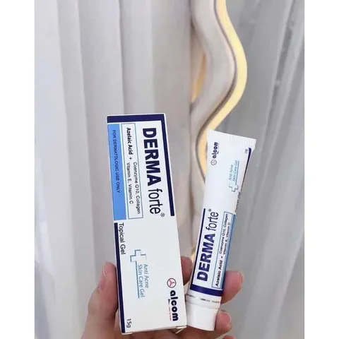 Kem Dưỡng Derma Forte Gel 15g - Giảm Mụn Trứng Cá, Ngừa Thâm, Mờ Sẹo, Dưỡng Da