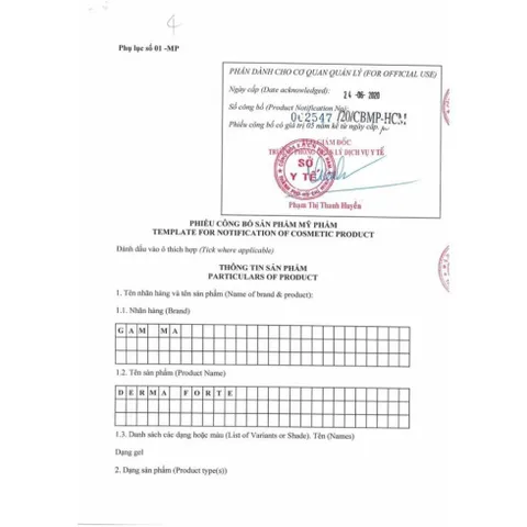 Kem Dưỡng Derma Forte Gel 15g - Giảm Mụn Trứng Cá, Ngừa Thâm, Mờ Sẹo, Dưỡng Da