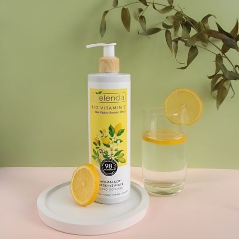 Dưỡng thể trắng da Bielenda Bio Vitamin C dưỡng ẩm, làm sáng mịn da 50ml và 400ml
