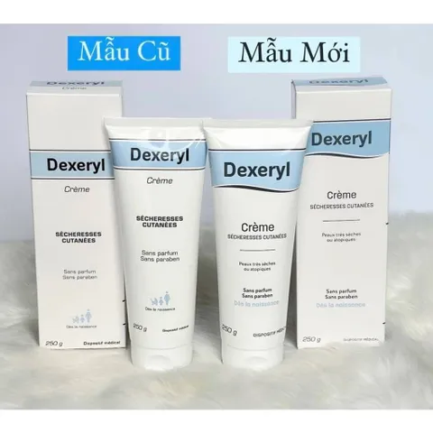 Kem Dưỡng Da Chống Nẻ Pháp Dexeryl Crème 250g Chính Hãng - Nẻ Chàm Glycerol Vaseline Paraffine Creme
