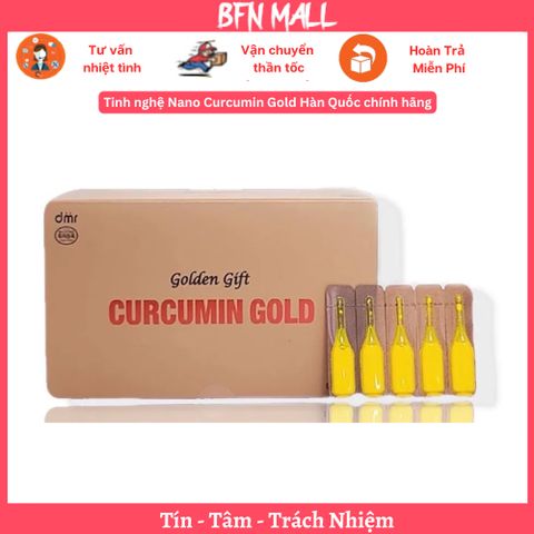 Tinh nghệ Nano Curcumin Gold 100 Tép/Hộp Hàn Quốc chính hãng