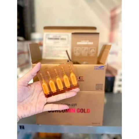 Tinh nghệ Nano Curcumin Gold 100 Tép/Hộp Hàn Quốc chính hãng