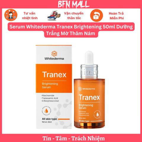 Serum Whitederma Tranex Brightening 50ml Dưỡng Trắng Mờ Thâm Nám .