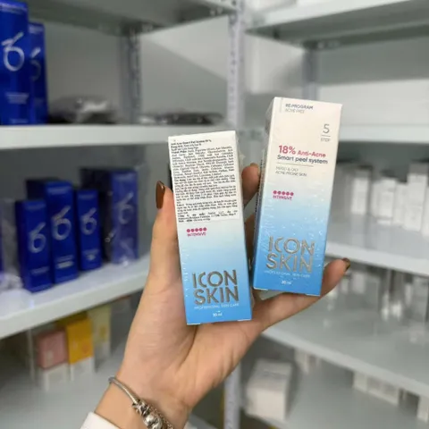 ICON SKIN Peel da 18% Anti-acne Smart Peel không bong 30ml