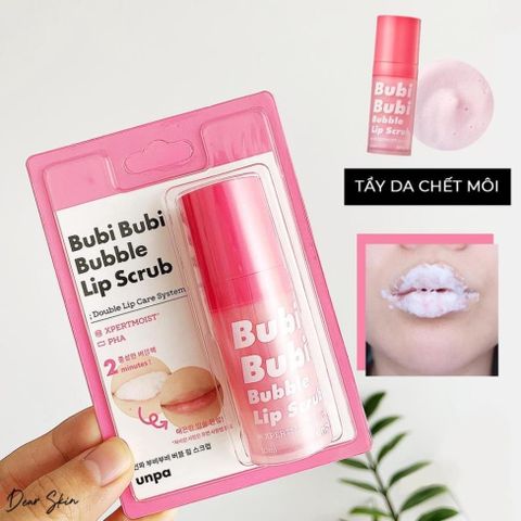 Bubi Bubi Lip Son Dưỡng môi tẩy tế bào chết môi By Unpa